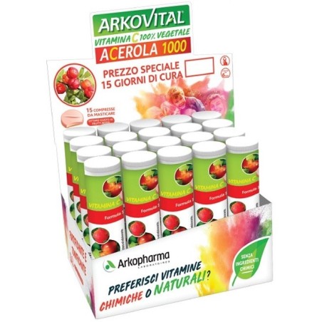 Arkovital acerola 1000 15 compresse