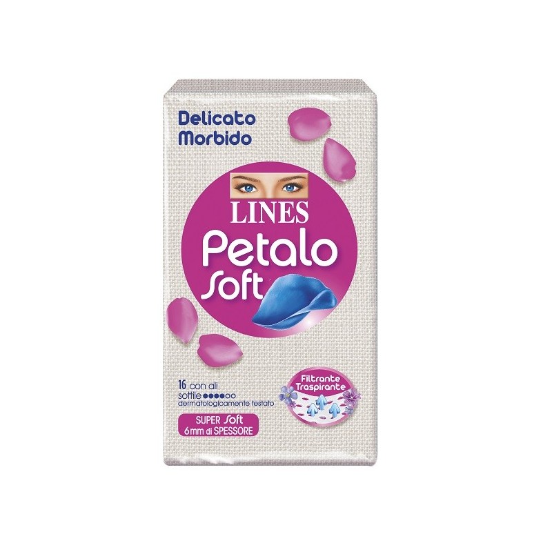 Lines petalo soft ali 16 pezzi