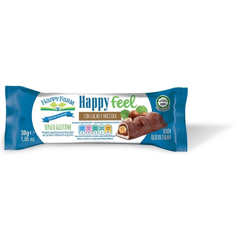Happy farm happy feel cacao e nocciola mono 30 g