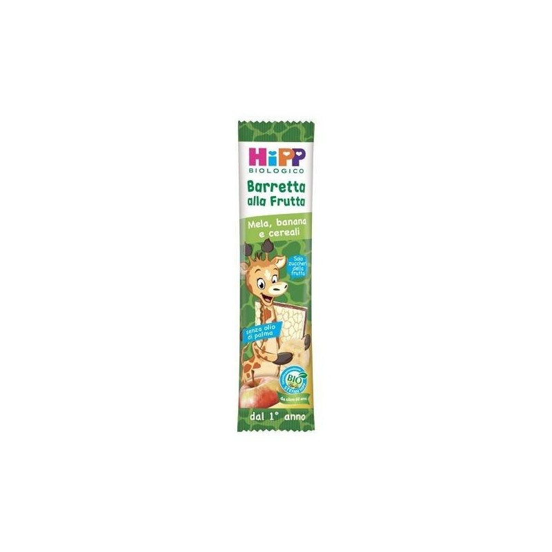 Hipp bio barretta alla frutta mela/banana/cereali 23 g