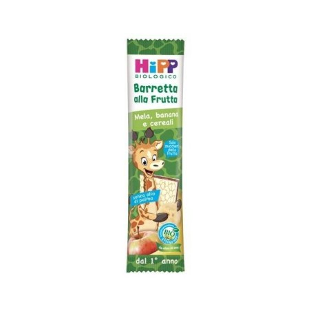 Hipp bio barretta alla frutta mela/banana/cereali 23 g