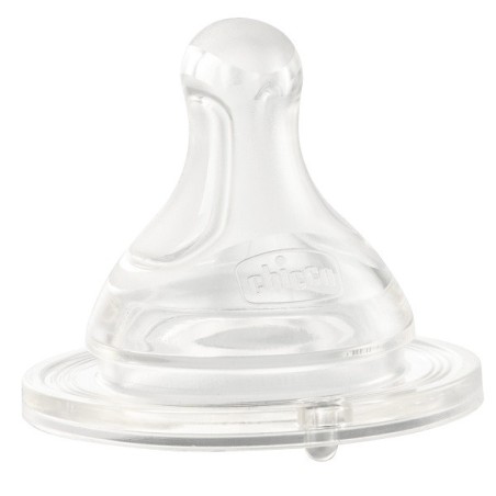 Chicco tettarella perfect 5 2m in silicone 2 fori 2 pezzi