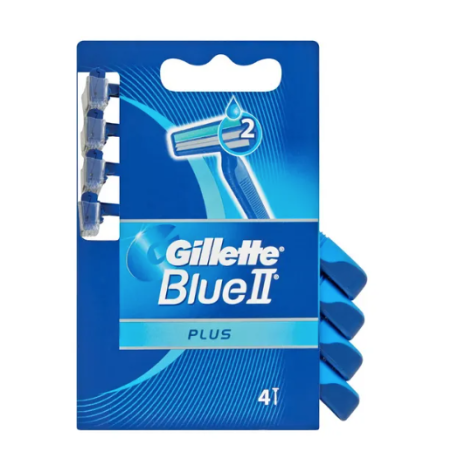 Gillette blue ii usa&getta plus 4 pezzi
