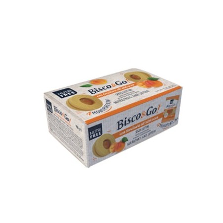 Nutrifree bisco&go con farcitura all'albicocca 4x40 g