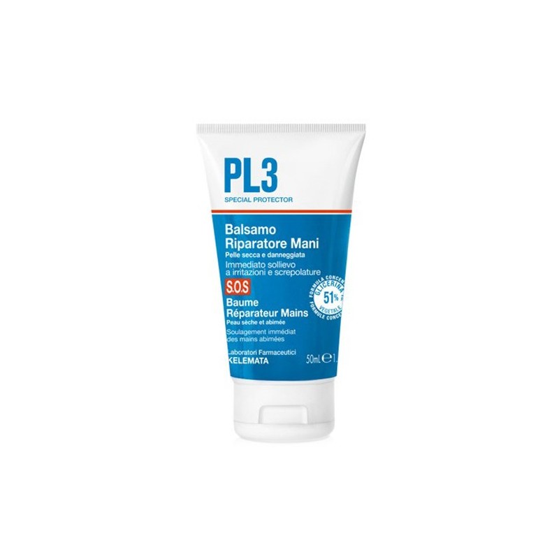 Pl3 balsamo riparatore mani sos 50 ml