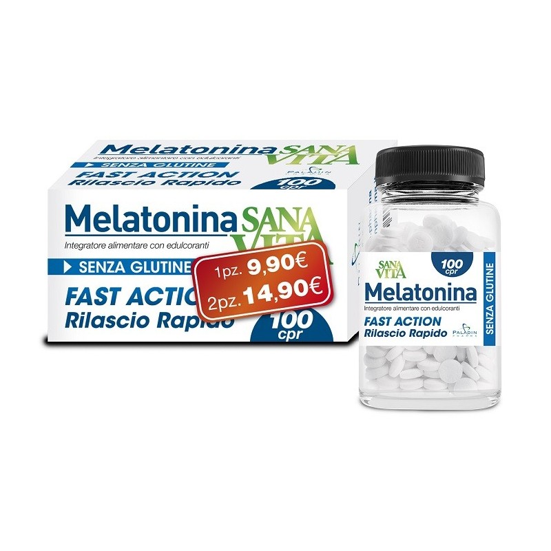 Sanavita melatonina 100 compresse