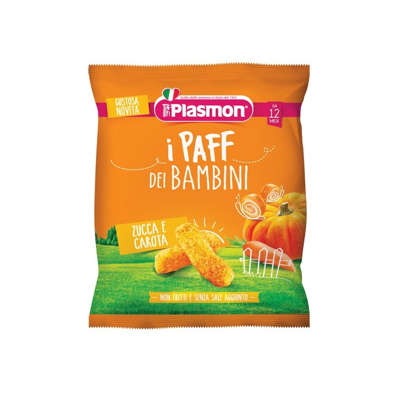 Plasmon dry snack paff zucca carote 15 g