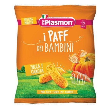 Plasmon dry snack paff zucca carote 15 g