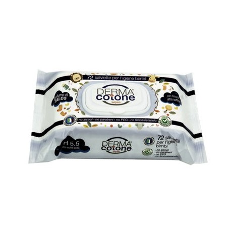 Dermacotone salviettine talco 72 pezzi