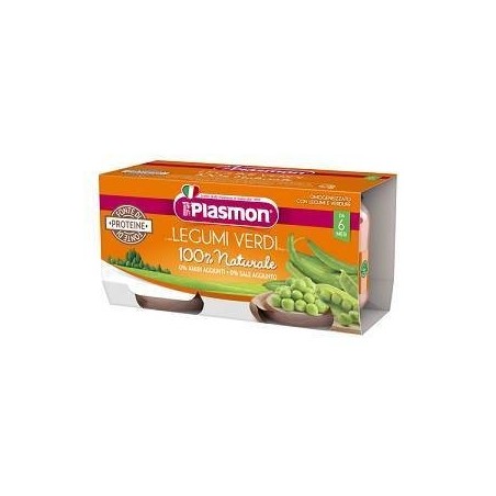 Plasmon omogeneizzato legumi verdi 2x80 g