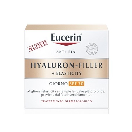 Eucerin hyaluron-filler + elasticity crema giorno spf30 50 ml