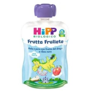 Hipp bio frutta frullata dragone mela pera frutta del dragoribes nero 90 g