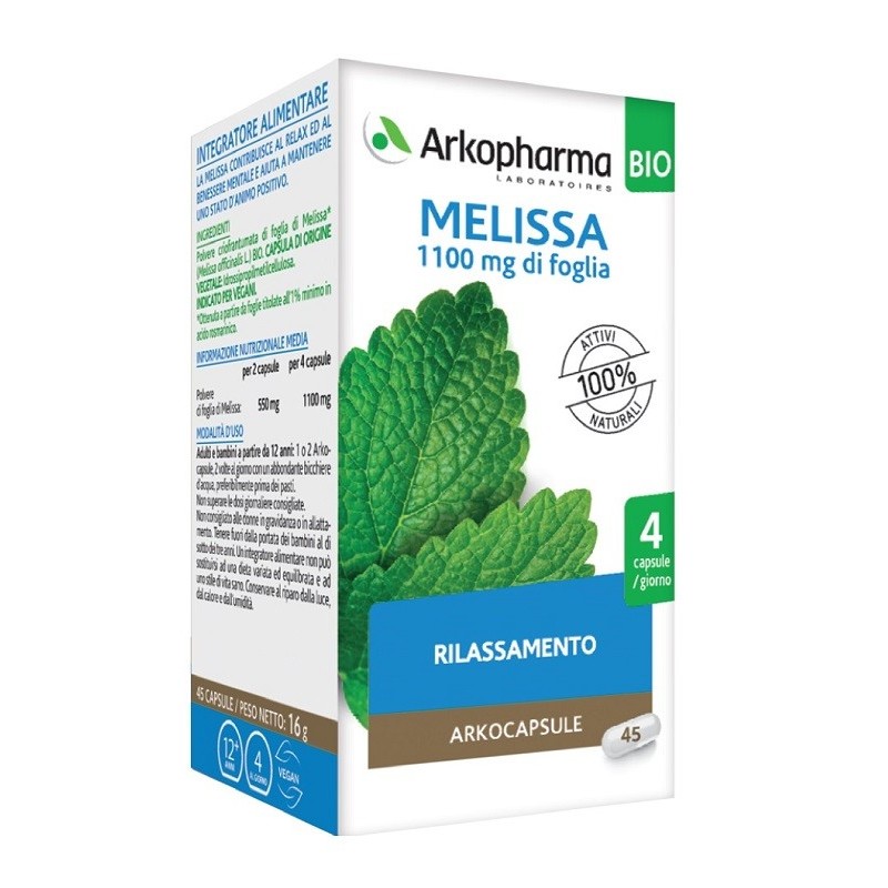 Arko capsule melissa 45 capsule bio