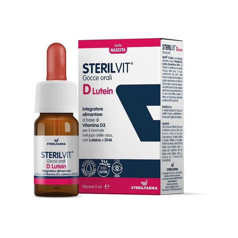 Sterilvit d lutein dha gocce 5 ml Sterilvit d lutein dha gocce 5 ml