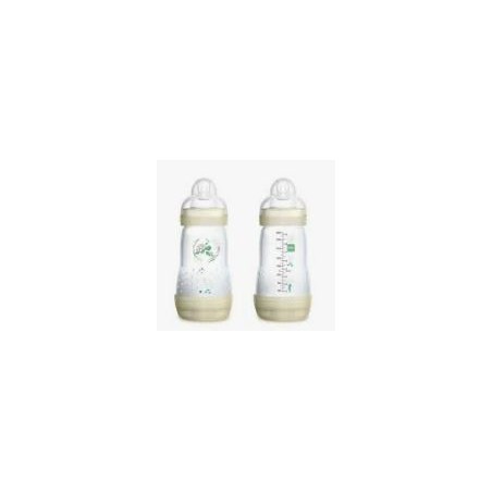 Mam biberon easy start 260 ml 2+ tettarella 2 neutro 2 pezzi