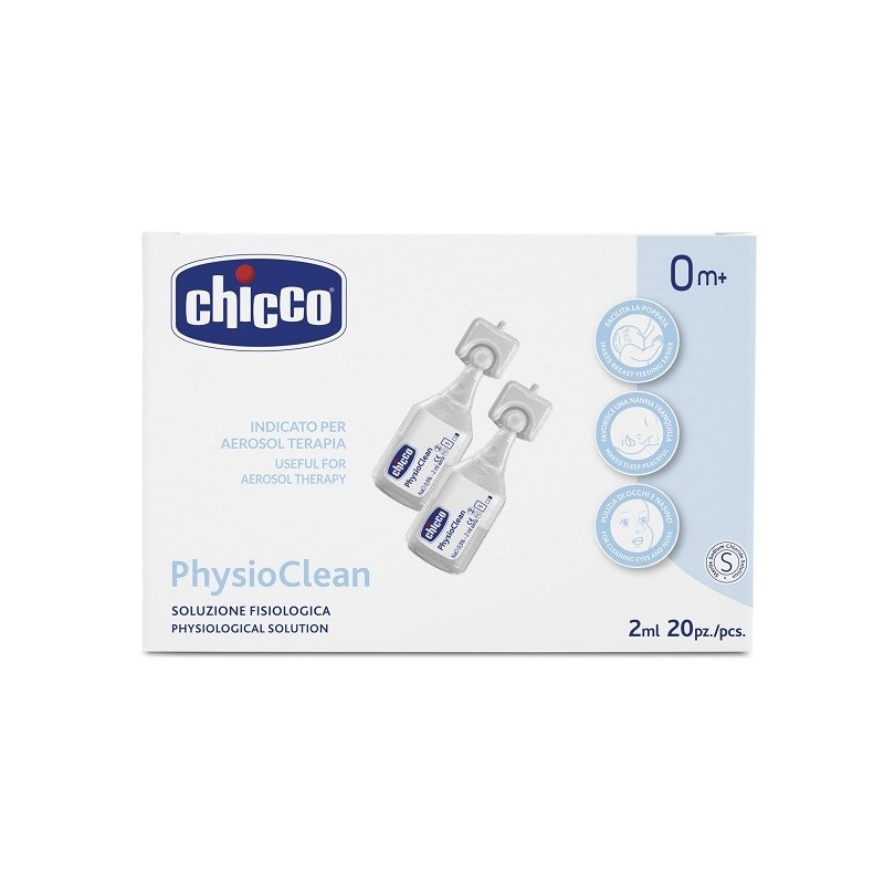 Soluzione fisiologica per aerosol chicco physioclean 20 x 2ml