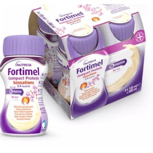 Fortimel compact protein hot tropical zenzero 4 x 125 ml