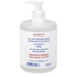 Boderm hand cleansing gel 70% 500 ml con dispenser