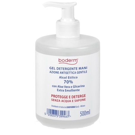 Boderm hand cleansing gel 70% 500 ml con dispenser