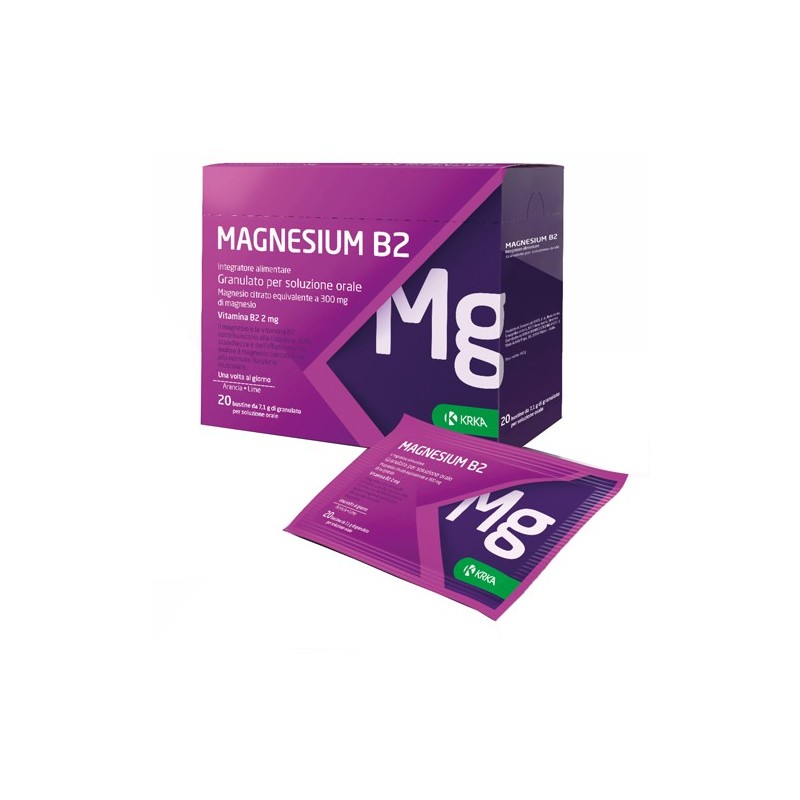 Magnesium b2 300/2mg 20 bustine