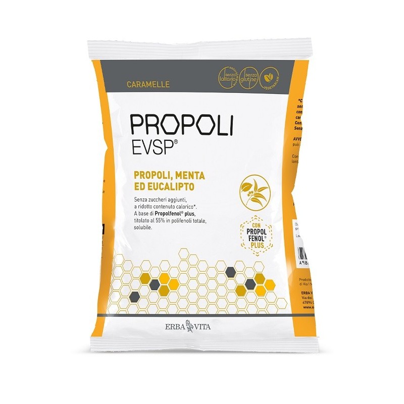 Propoli evsp caramelle propoli menta eucalipto 65 g