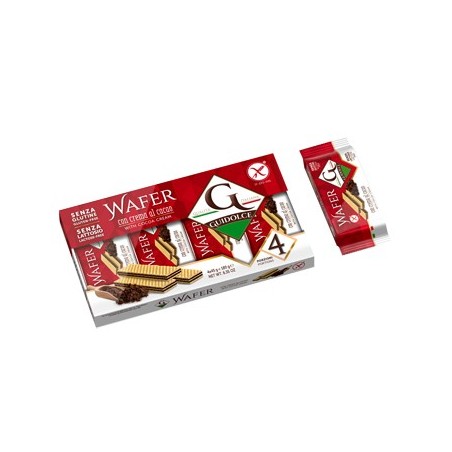Wafer con crema al cacao 4 porzioni x 45 g