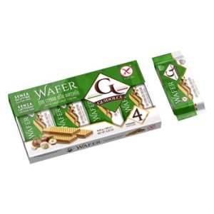 Wafer con crema alla nocciola 4 porzioni x 45 g