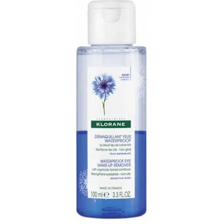 Klorane struccante occhi waterproof fiordaliso bio 100 ml