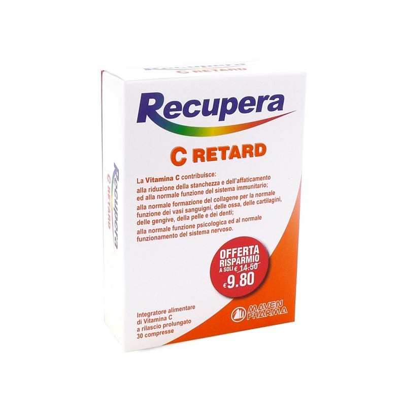 Recupera c retard 30 compresse Recupera c retard 30 compresse