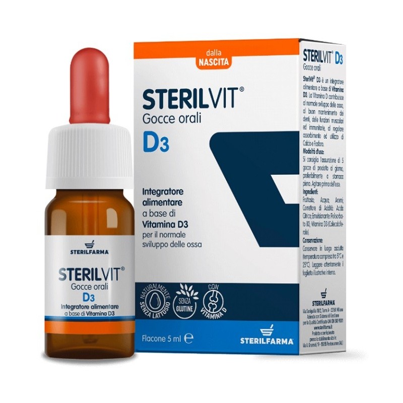 Sterilvit d3 gocce 5 ml Sterilvit d3 gocce 5 ml