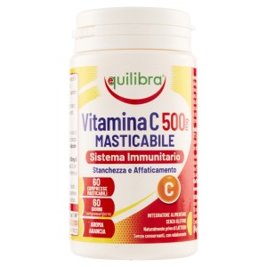 Vitamina c 500mg masticabile sistema immunitario 60 compresse