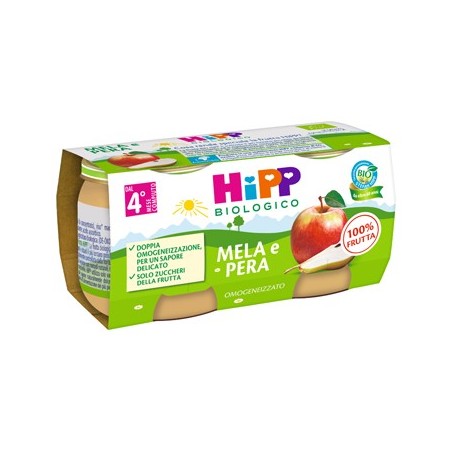 Hipp omogeneizzato mela/pera 2 x 80 g Hipp omogeneizzato mela/pera 2 x 80 g