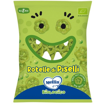 Mellin snack bio rotelle piselli 20 g