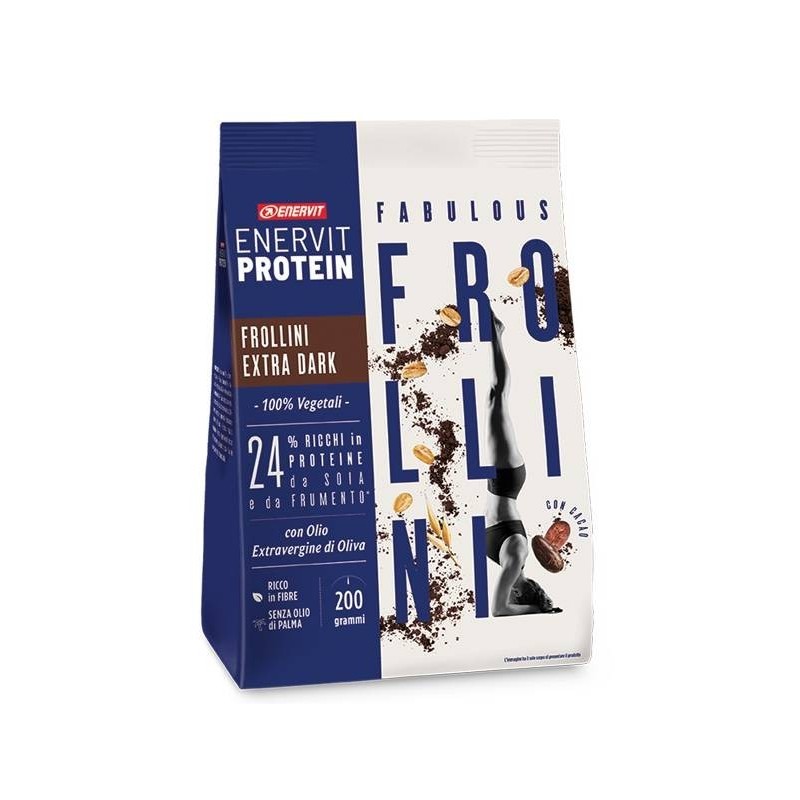 Enervit protein frollini extra dark 200 g