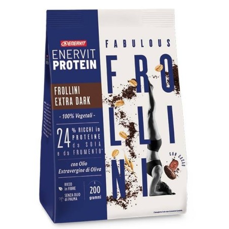 Enervit protein frollini extra dark 200 g