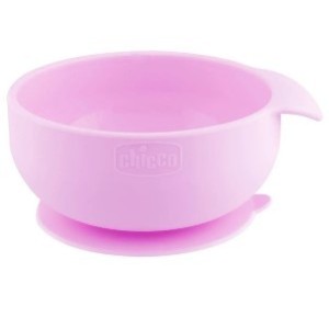 Chicco ciotola silicone rosa