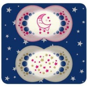 Mam succhietto original night 16+ silicone femmina 2 pezzi