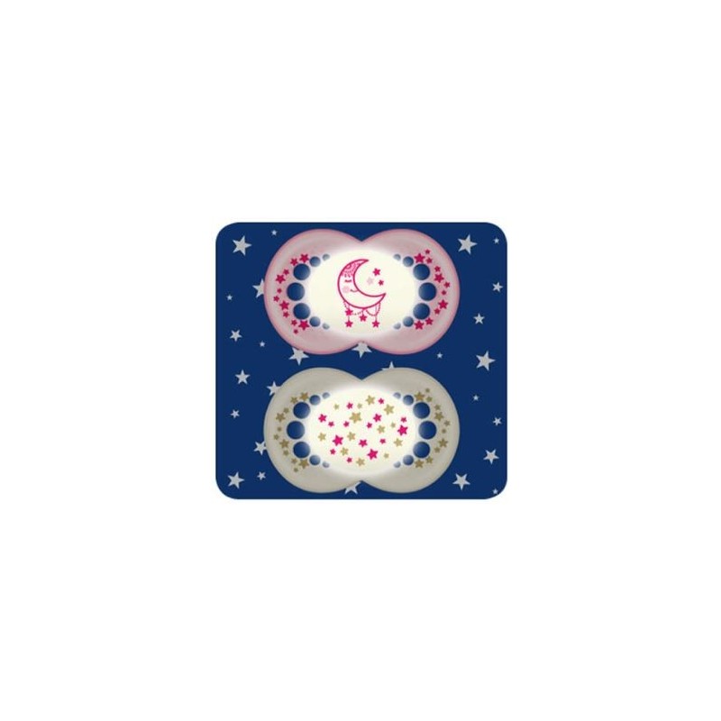 Mam succhietto original night 16+ silicone femmina 2 pezzi