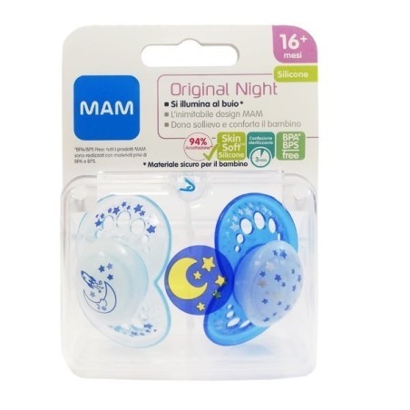 Mam succhietto original night 16+ silicone maschio 2 pezzi