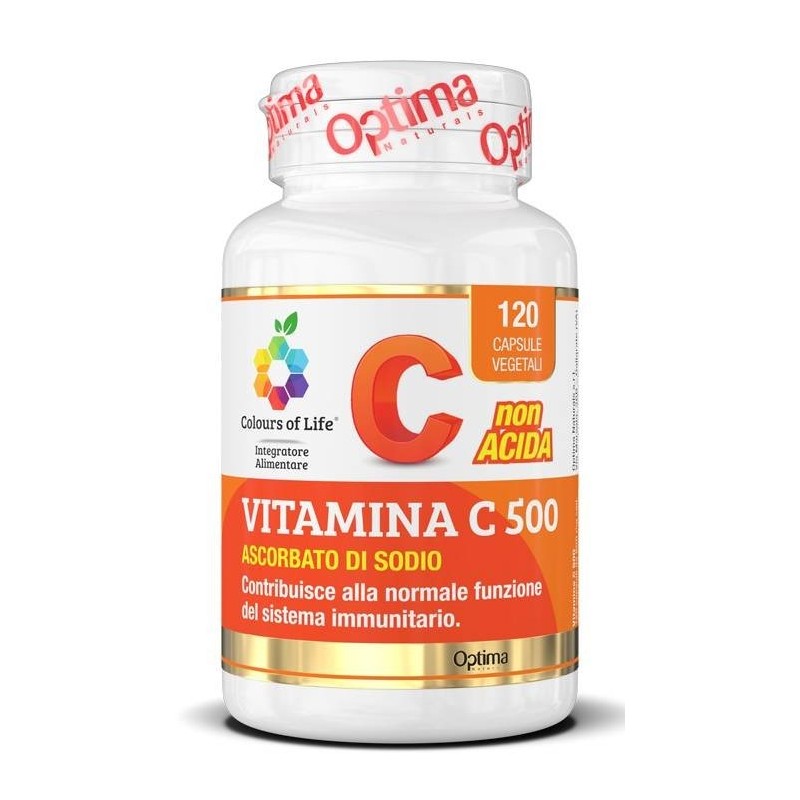 Colours of life vitamina c 500 120 capsule vegetali 900 mg