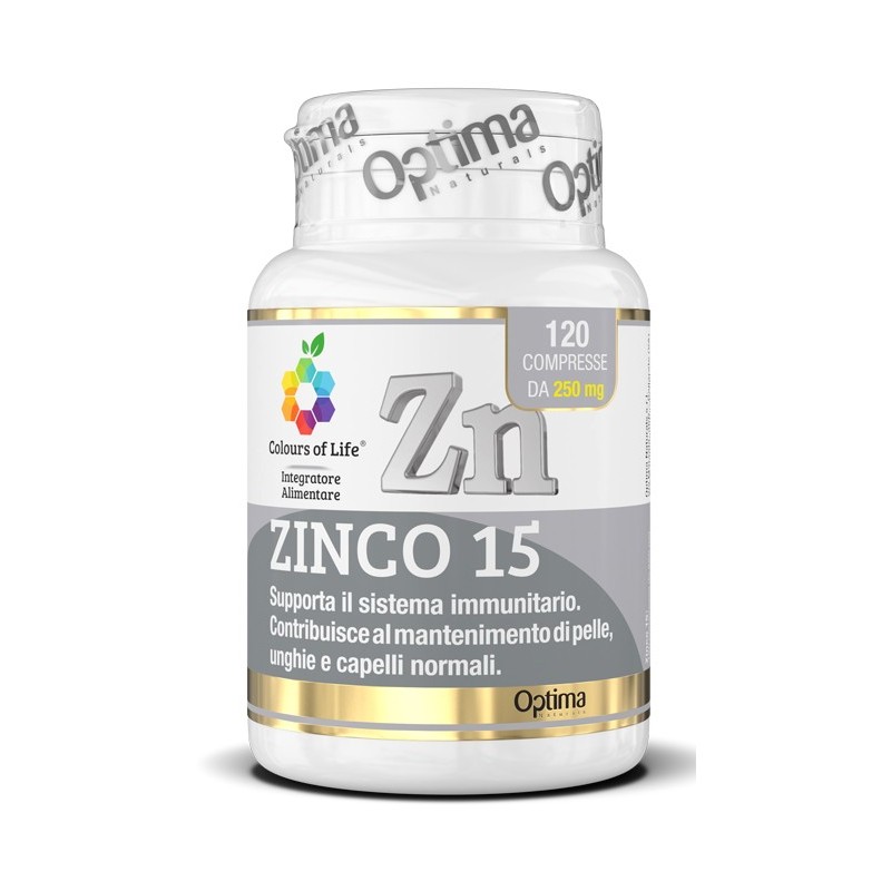 Colours of life zinco 15 120 compresse