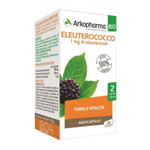 Arkocaps eleuterococco bio 40 capsule