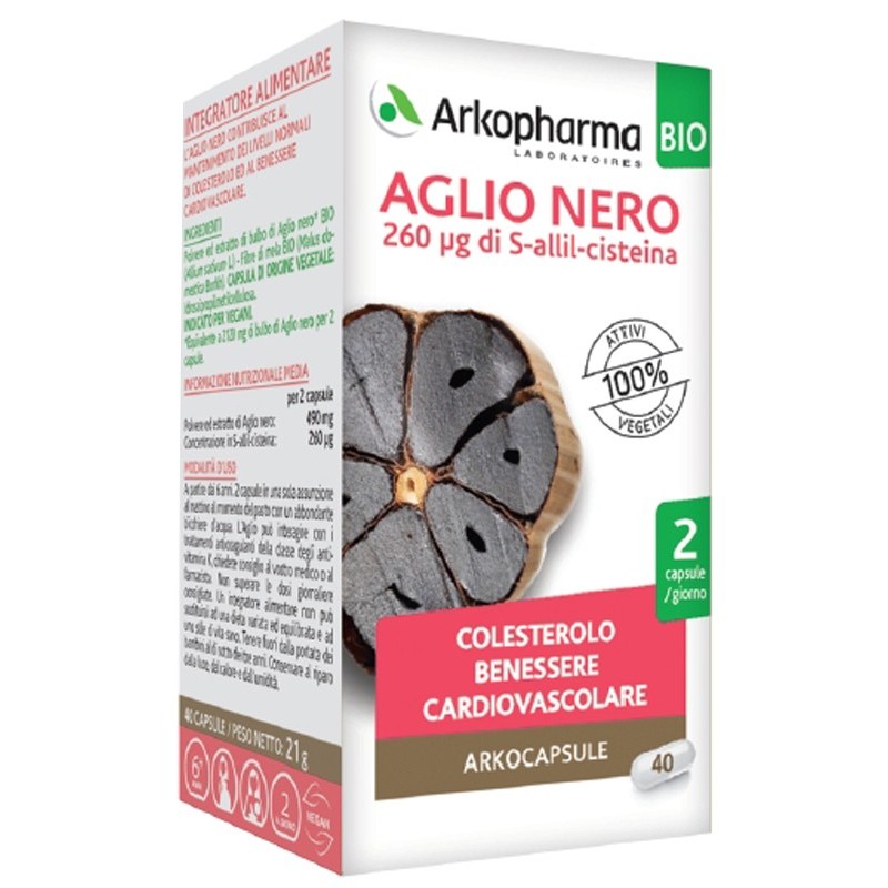 Arkocapsule aglio nero bio 40 capsule