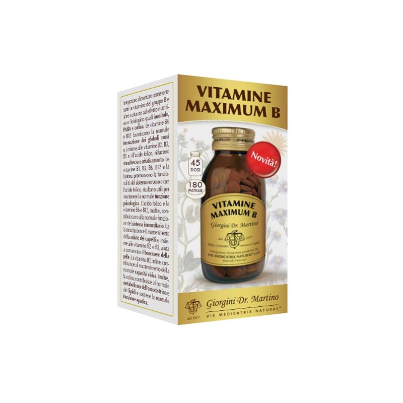 Vitamine maximum b 180 pastiglie