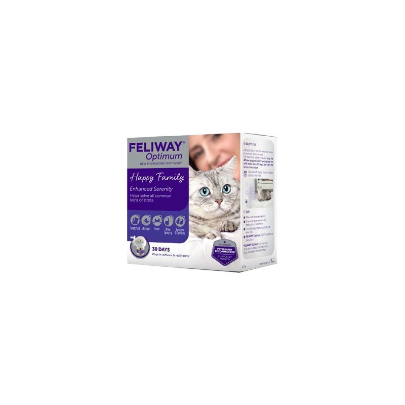 Feliway optimum diffusore + ricarica da 48 ml