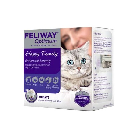 Feliway optimum diffusore + ricarica da 48 ml