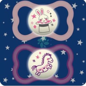 Mam air night succhietto 16+ mesi silicone femmina 2 pezzi