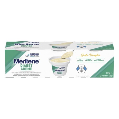 Meritene diabet creme vaniglia 3 x 125 g Meritene diabet creme vaniglia 3 x 125 g