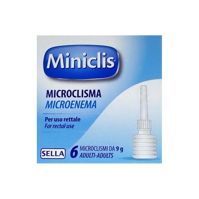 Miniclis adulti 9 g 6 microclismi