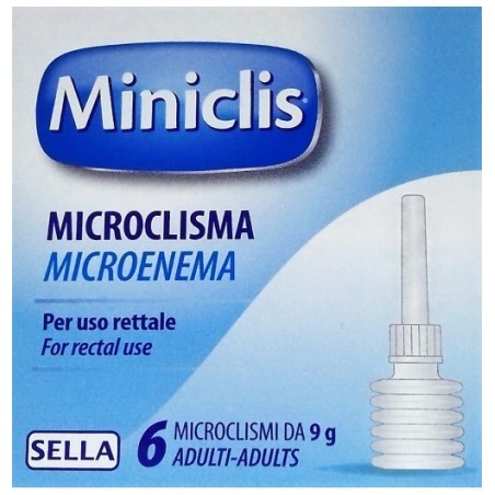 Miniclis adulti 9 g 6 microclismi